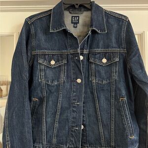 GAP Women's Dark Blue Denim Jacket